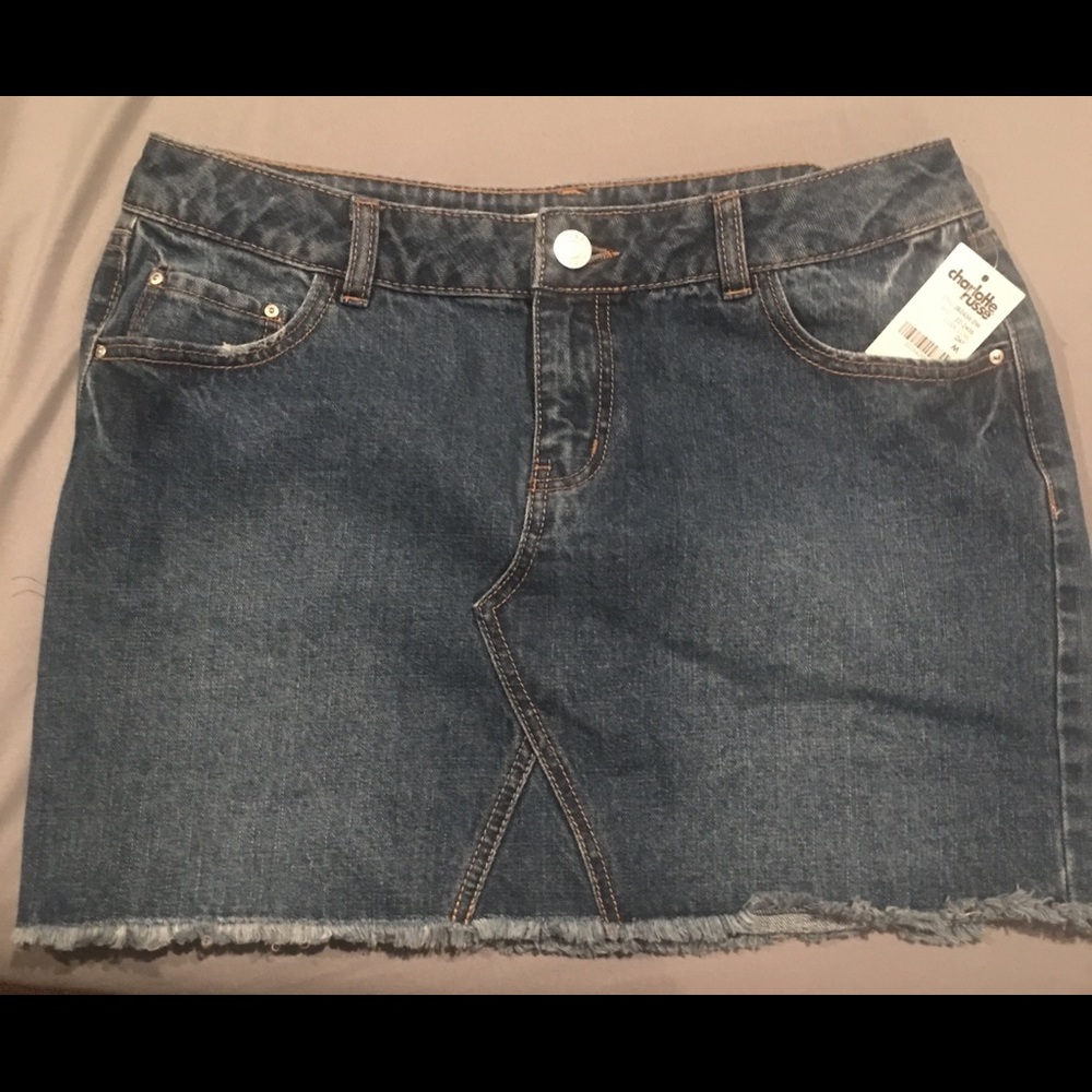 Charlotte Russe Jean Skirt